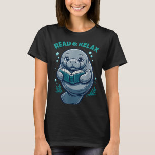 T-shirt Lire & relaxer lecteur bibliothèque de livres