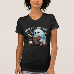 T-shirt Lire Avec Les Morts — Lecture Squelettique Cosy