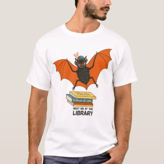 T-shirt Lire Chauve-Souris | Bibliothécaire fantaisiste av