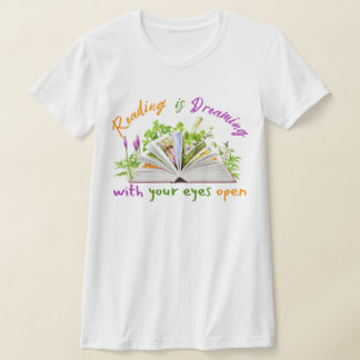 T-shirt Lire Citation Slim Fit Tee - Dream With Eyes Open