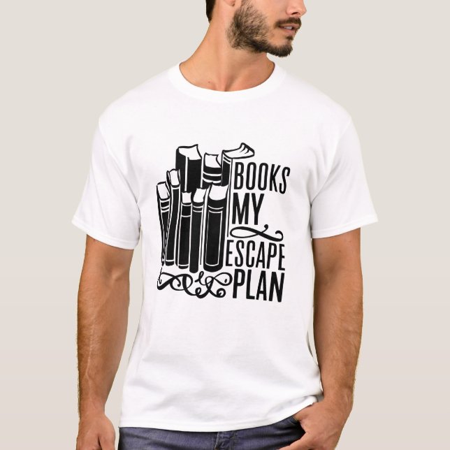 T-shirt Lire des livres livre livre ver livre amant citati (Devant)