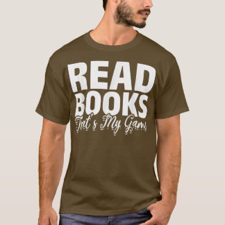 T-shirt Lire des livres qui est mon jeu bibliothécaire Lec