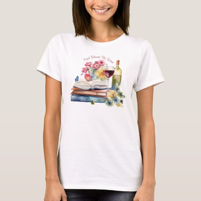 T-shirt Lire entre les vins (Devant)