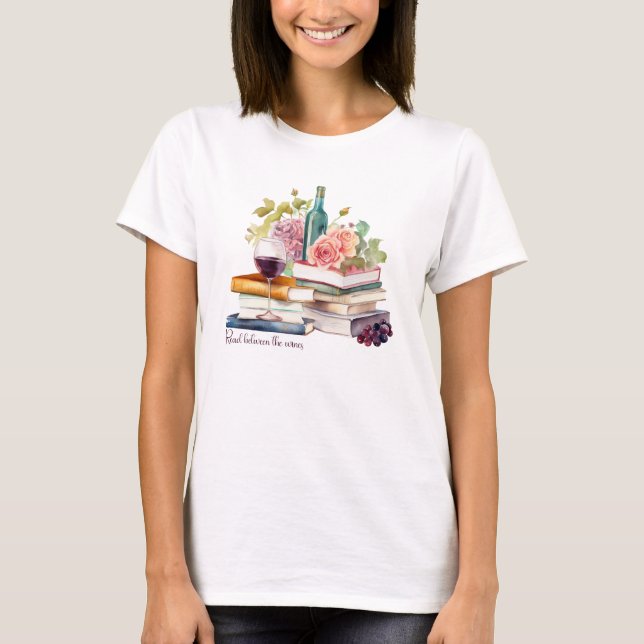 T-shirt Lire entre les vins (Devant)