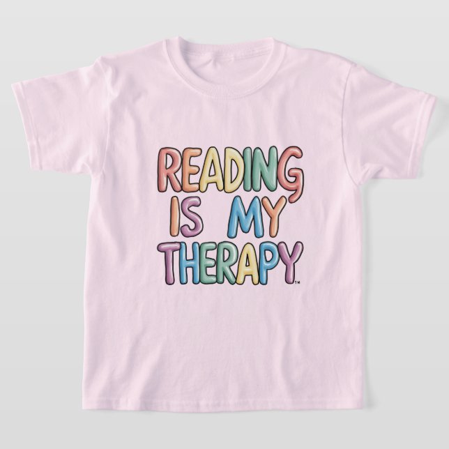 T-shirt Lire est ma thérapie (Poser)