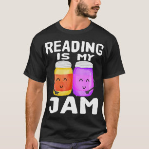 T-shirt LIRE EST MON JAM Drôle I Love Lecture Livres Cadea