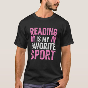 T-shirt Lire Est Mon Sport Préféré Bookish Book Avers