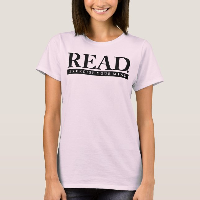 T-shirt LIRE - Exercez votre esprit (Devant)