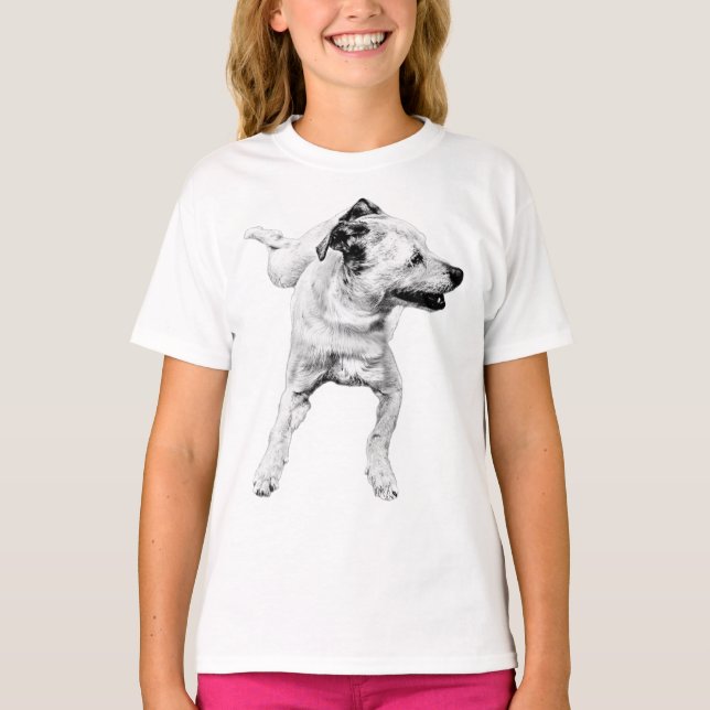 T-shirt Lire Flash de la boîte, mi-tour (Devant)