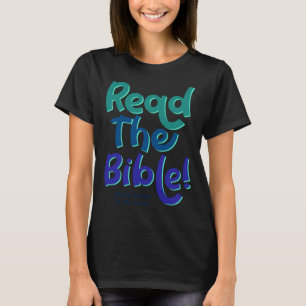 T-shirt Lire la Bible Chrétienté Dieu Foi Jésus