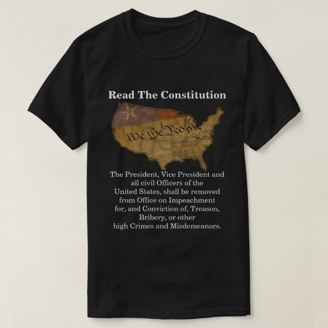 T-shirt Lire La Constitution (Design devant)
