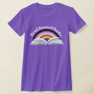 T-shirt Lire La Fierté De Progrès Des Livres Interdits