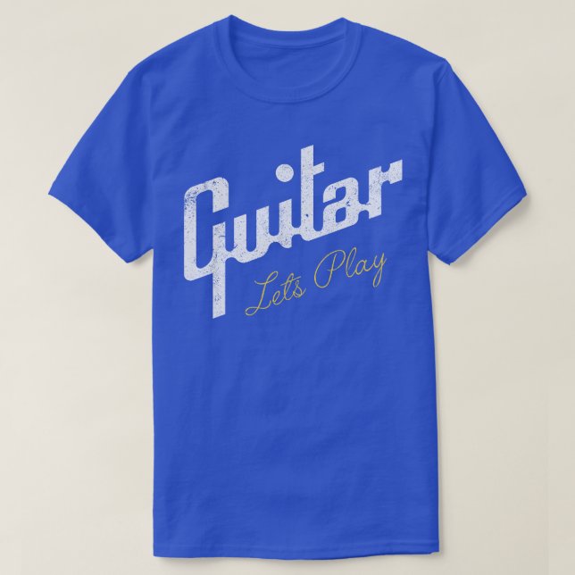 T-shirt Lire la guitare (Design devant)