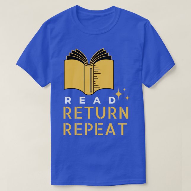 T-shirt Lire la répétition de retour 2 (Design devant)