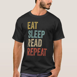 T-shirt Lire le lecteur de livres de répétition