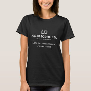 T-shirt Lire les amoureux Idée-cadeaux Abibliophobie Défin
