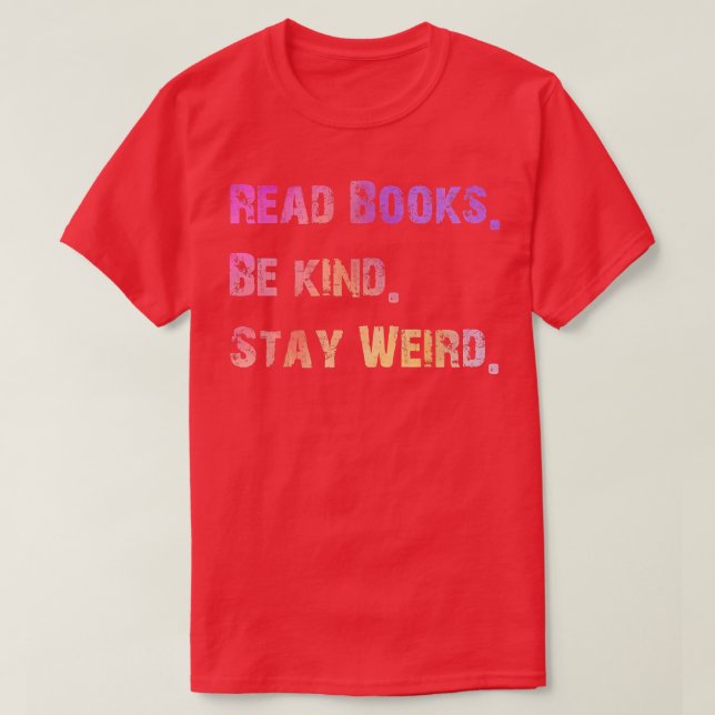 T-shirt Lire les livres (Design devant)