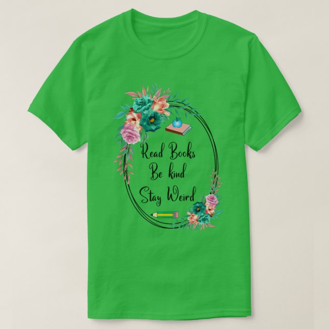 T-shirt Lire les livres (Design devant)