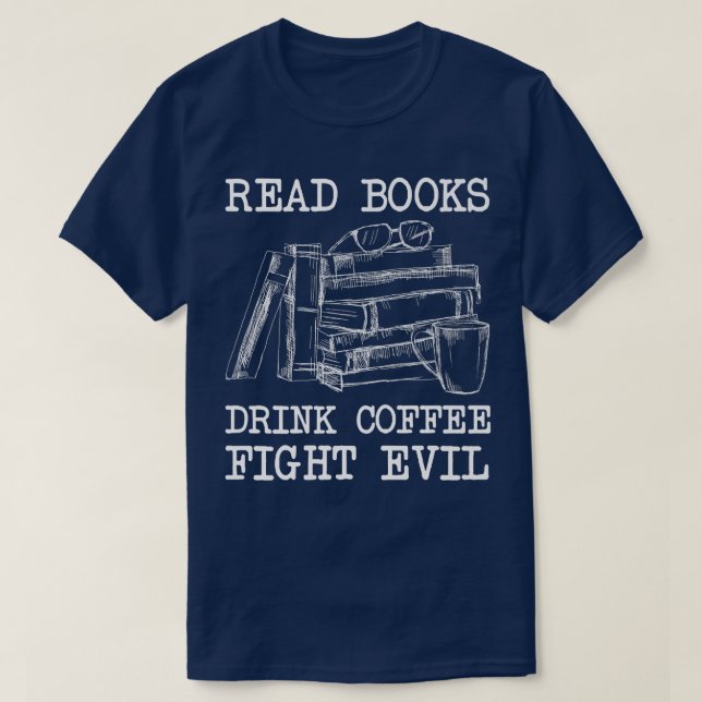T-shirt Lire les livres (Design devant)