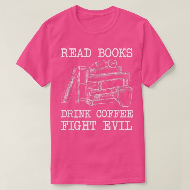 T-shirt Lire les livres (Design devant)