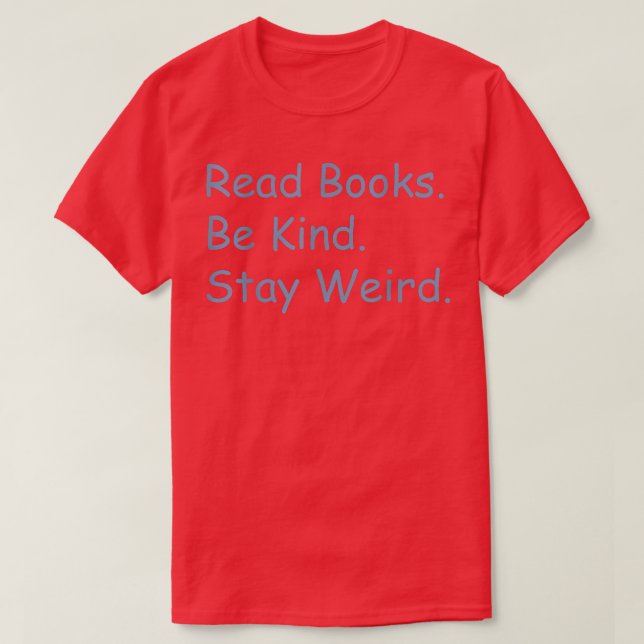 T-shirt Lire les livres (Design devant)