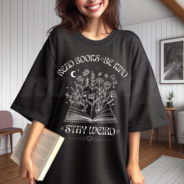 T-shirt Lire les livres être gentil rester bizarre (Créateur téléchargé)