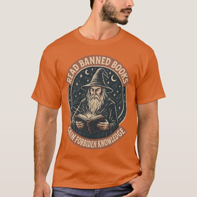 T-shirt Lire les livres interdits (Devant)
