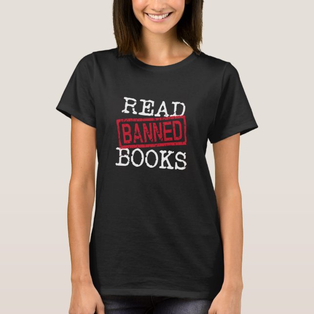 T-shirt Lire les livres interdits (Devant)