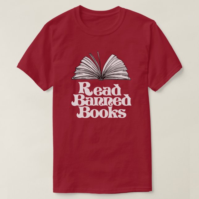 T-shirt Lire les livres interdits (Design devant)