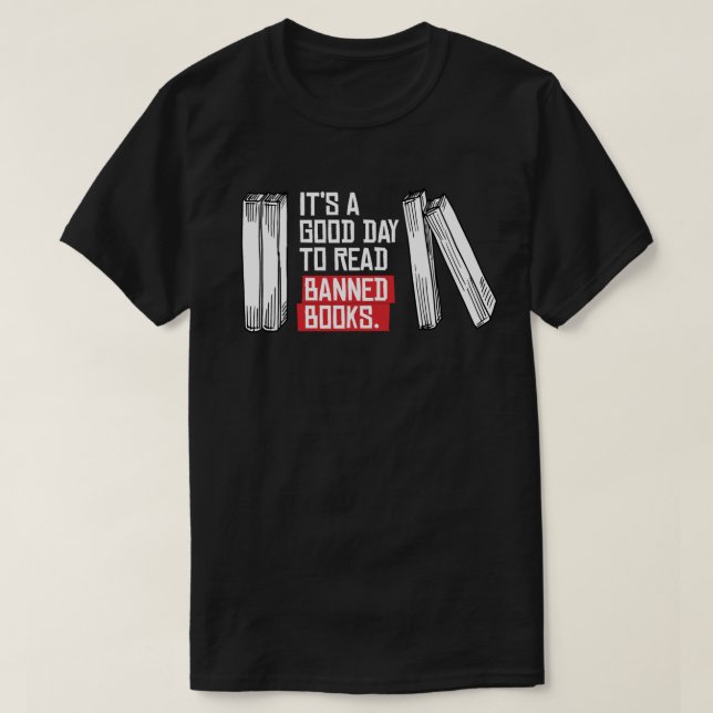 T-shirt Lire les livres interdits (Design devant)