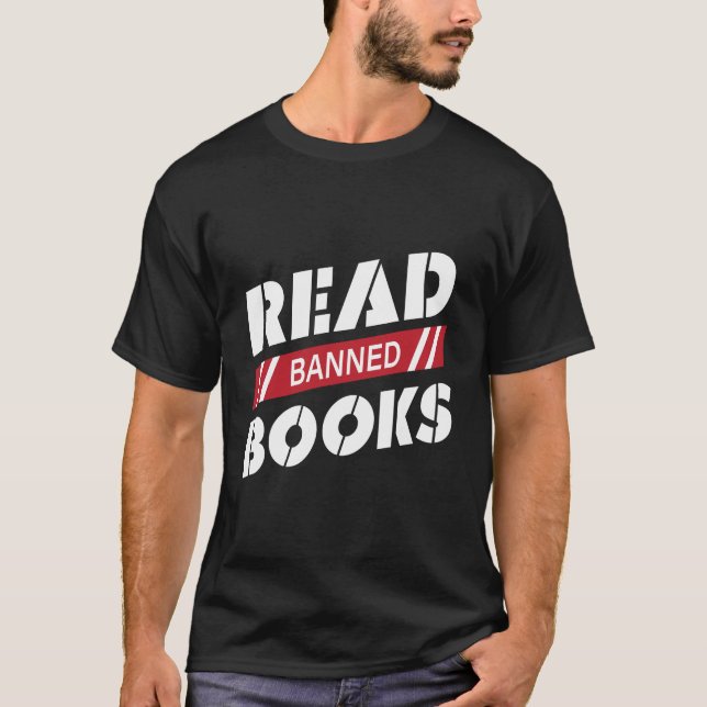 T-shirt Lire les livres interdits (Devant)
