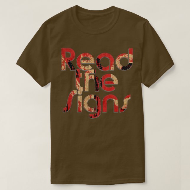 T-shirt Lire les signaux 1 (Design devant)