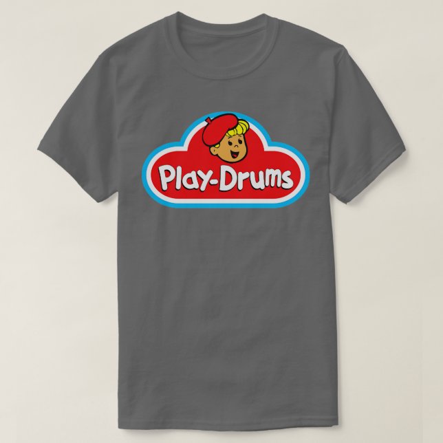 T-shirt Lire les tambours PlayDoh design (Design devant)