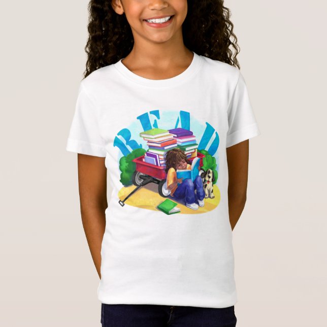 T-Shirt LIRE Livre Wagon Kids Tee - shirts (Devant)