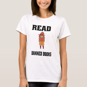 T-shirt Lire Livres interdits Sorcière adorable