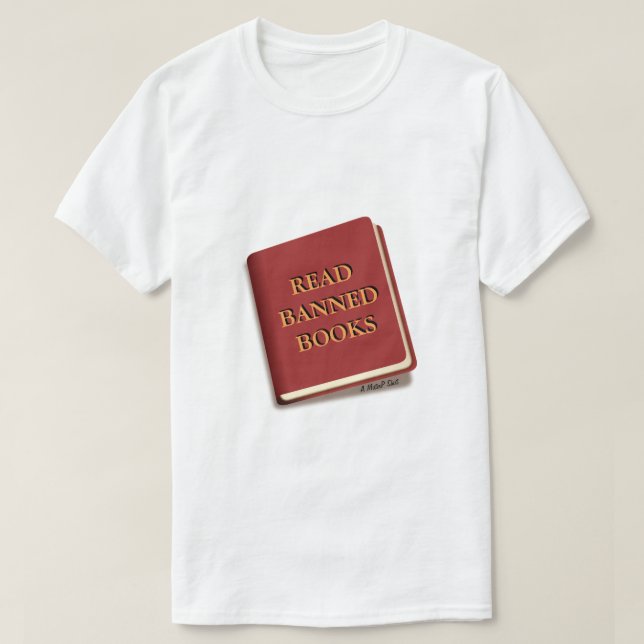 T-shirt LIRE LIVRES INTERDITS - Une chemise MisterP (Design devant)
