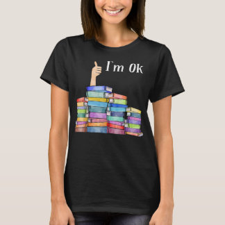 T-shirt Lire Lovers Livre Je suis OK National Book Lovers