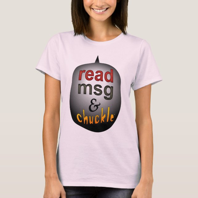 T-shirt lire msg & chuckkl (Devant)