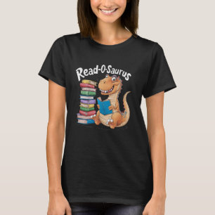 T-shirt Lire-o-saurus Dinosaur Lecture Dinosaure Louveur d