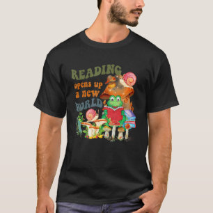 T-shirt Lire Ouvre Un Nouveau Enseignement De Bibliothécai