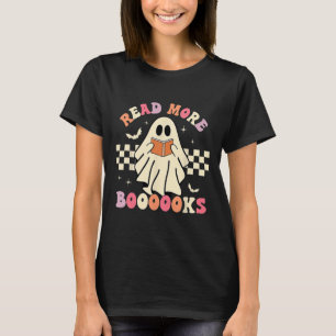 T-shirt Lire Plus Boooooooks Jote Ghost Lire Plus Booooooo