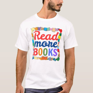 T-shirt Lire plus de livres