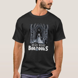 T-shirt Lire Plus Livres Ghost Lecture Livre gothique Hall