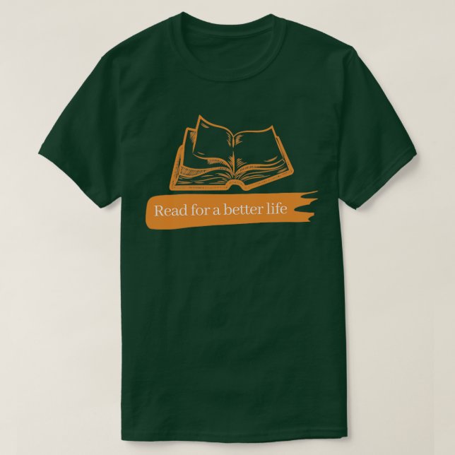 T-shirt Lire Pour Une Vie Meilleure (Design devant)