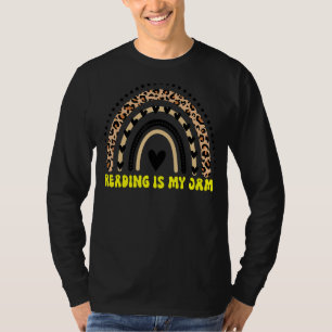 T-shirt Lire Professeur Rainbow Leopard Lecture Is My Jam