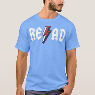 T-shirt Lire Rock N Roll Lecture Rock Star Funny Livres Lo