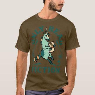 T-shirt Lire seulement Fiction mignonne Green Unicorn Love