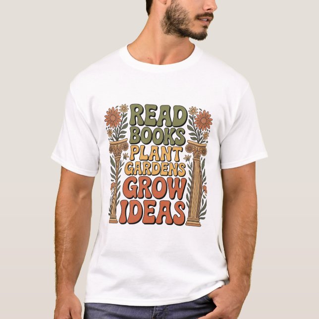T-shirt Lire un livre  (Devant)