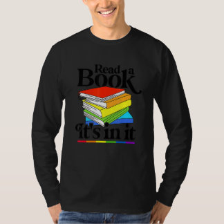 T-shirt Lire un livre C'est dans le Gay pride Rainbow Lgbt