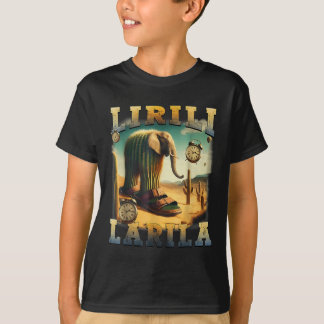 T-shirt Lirili Larila Drôle de Cactus de Brainrot Italien